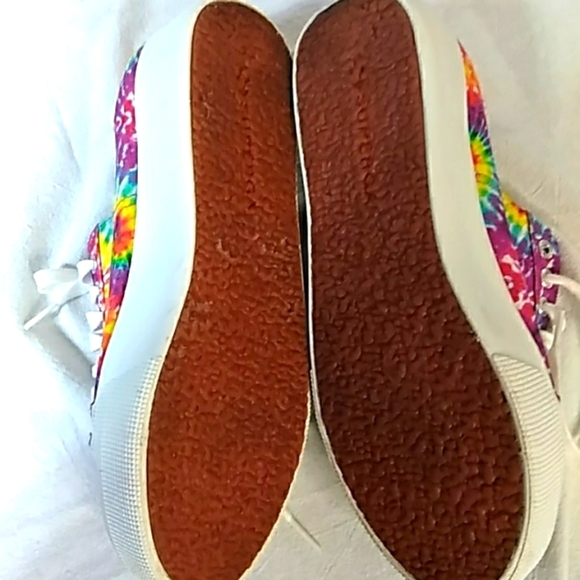Superga Tie-Dye Platform Shoes - Multicolor - Picture 8 of 9